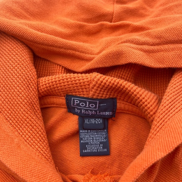 Polo by Ralph Lauren Men's Vibrant Orange Hoodie - Picture 5 of 11